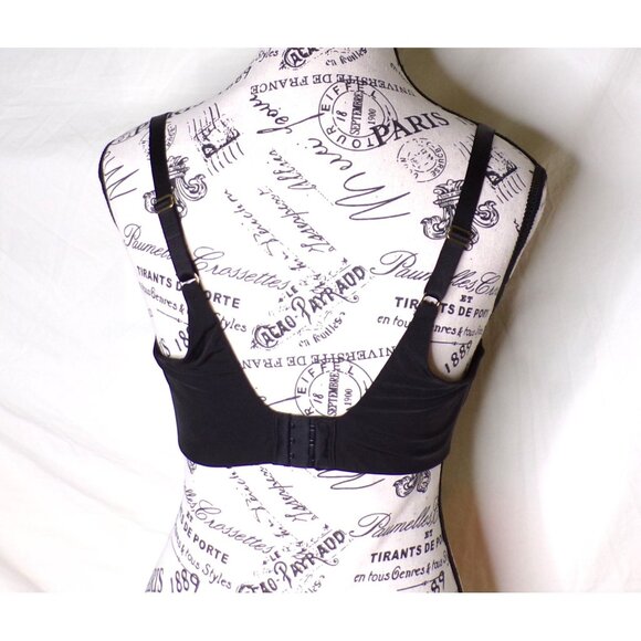 🆕NATORI Love Lace Back Smoothing T-Shirt Bra 36DD #731351 Black - Picture 8 of 9